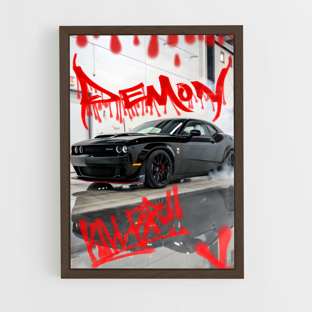 Poster Graffiti Demon 170 – affiche Dodge (vue 5)